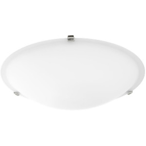 Quorum 20' Satin Opal Ceiling Mount in Polished Nickel /Satin Opal 3000-20162 - All