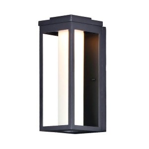 Maxim Lighting 15' x 6' Salon Led 1 Lt Outdoor Wall Black/White 55904Swbk - All