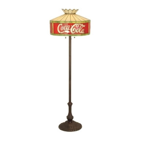 Meyda Lighting 64'H Coca-Cola Floor Lamp Ca Flame Green 74068 - All