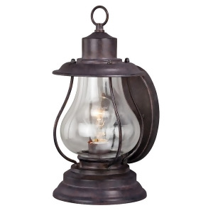 Vaxcel Dockside 6' Outdoor Wall Light Weathered Patina Clear Glass T0215 - All
