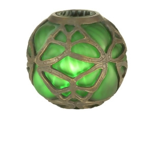 Meyda Lighting 6'H Castle Butterfly Orb Shade Green 22120 - All