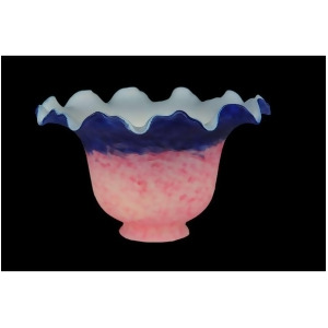 Meyda Lighting 7'W Fluted Bell Pink And Blue Shade 15969 - All