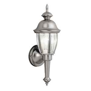 Vaxcel Capitol 6' Outdoor Wall Light Brushed Nickel Ow3112bn - All