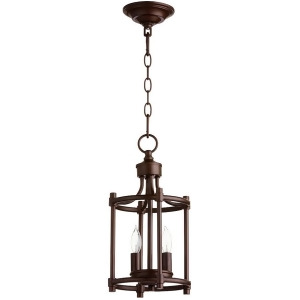 Quorum Rossington 2 Light 8' Entry Oiled Bronze 6822-2-86 - All