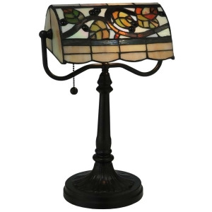 Meyda Lighting 15.25'H Vineyard Bankers Lamp 130760 - All