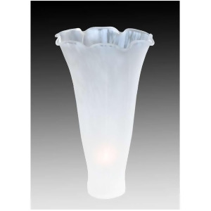 Meyda Lighting 3.5'W X 5'H White Pond Lily Shade 10199 - All