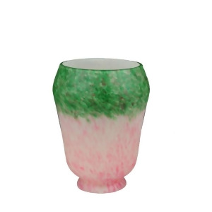 Meyda Lighting 4'W Pink/Green Grape Pate-De-Verre Shade 11516 - All