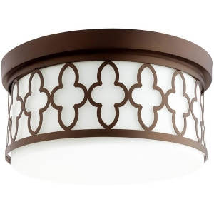 Quorum 3 Light 14.25' Ceiling Mount Bronze 342-14-86 - All