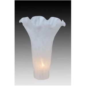 Meyda Lighting 4.5'W X 6'H White Pond Lily Shade 10171 - All