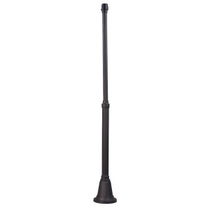Maxim Lighting 84' Anchor Pole with Photo Cell Black 1092Bk-phc11 - All