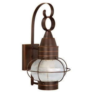 Vaxcel Chatham Led 10' Outdoor Wall Light Burnished Bronze T0053 - All