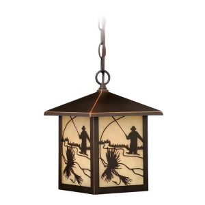 Vaxcel Mayfly 8' Outdoor Pendant Burnished Bronze T0112 - All