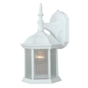 Vaxcel Kingston Aluminum 6-1/4' Outdoor Wall Light Textured White T0134 - All