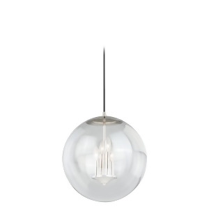 Vaxcel 630 Series 15-3/4' 4 Light Pendant w/ Clear Glass Polished Nickel P0124 - All