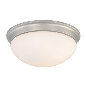 Vaxcel Oxford 16' Flush Mount Brushed Nickel Cc65016bn - All