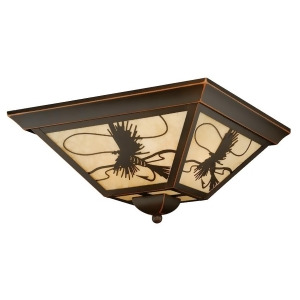 Vaxcel Mayfly 14' Outdoor Flush Mount Burnished Bronze T0115 - All