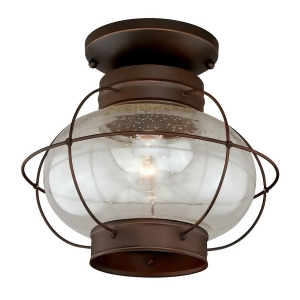 Vaxcel Chatham 13' Outdoor Semi-Flush Mount Burnished Bronze T0145 - All