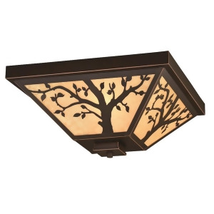 Vaxcel Alberta 14' Outdoor Flush Mount Burnished Bronze T0356 - All
