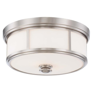 Minka Lavery 20 Flush Mount Brushed Nickel/Etched Opal 6369-84 - All
