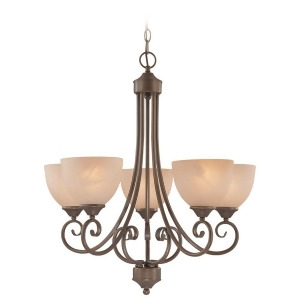 Craftmade Raleigh 5 Light Chandelier Old Bronze 25325-Olb - All