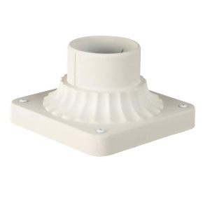 Craftmade Outdoor Post Head Adapter Matte White Z200-tw - All