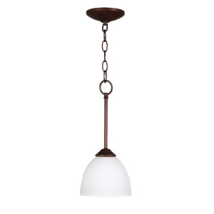 Craftmade Raleigh 1 Light Mini Pendant Old Bronze/White Frosted 25321-Olb-wg - All