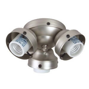 Craftmade 3 Light Universal Fan Light Kit Brushed Satin Nickel F300-bn-led - All