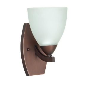 Craftmade Almeda 1 Light Wall Sconce Old Bronze/White Frost 37761-Olb-wf - All