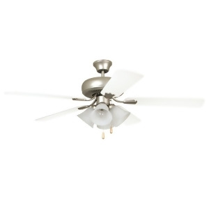 Craftmade 52 Piedmont Ceiling Fan Brushed Satin Nickel/Ash Pd52bn5c4 - All