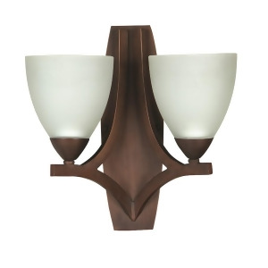 Craftmade Almeda 2 Light Wall Sconce Old Bronze/White Frost 37762-Olb-wf - All