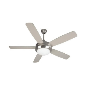 Craftmade 52 Helios Ceiling Fan Brushed Polished Nickel He52bnk5-led - All