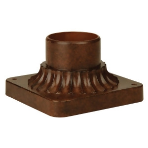 Craftmade Outdoor Post Head Adapter Aged Bronze Z200-ag - All