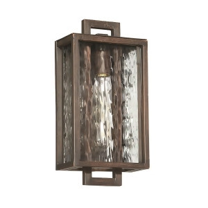 Craftmade Outdoor Cubic Small Led Pocket Sconce Aged Bronze Brushed Z9802-abz - All