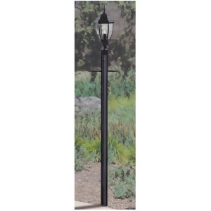 Craftmade Outdoor Direct Burial 84 Fluted Post w/Photocell Black Z8992-tb - All
