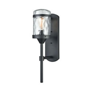 Elk Lighting Torch 1 Light Outdoor Sconce Charcoal Black 45401-1 - All