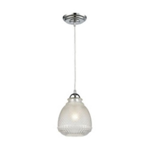 Elk Lighting Victoriana 1-Lt Pendant Polished Chrome 56590-1 - All