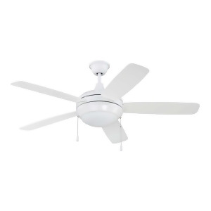 Craftmade 52 Helios Ceiling Fan White He52w5-led - All