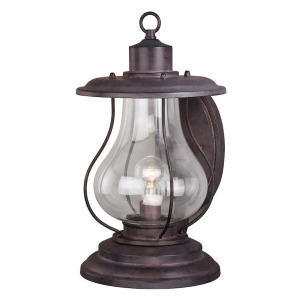 Vaxcel Dockside 10' Outdoor Wall Light Weathered Patina Clear Glass T0217 - All