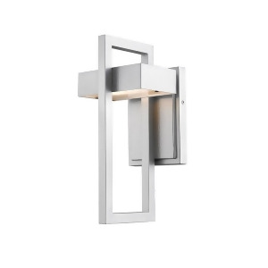 Z-lite Luttrel 1 Light Outdoor Wall Sconce Silver 566S-sl-led - All