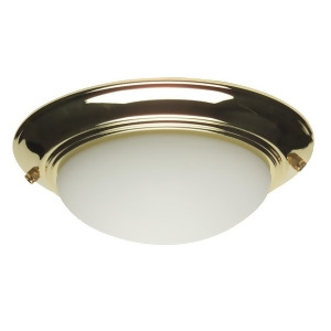 Craftmade Elegance Bowl-LT Kit Polished Brass/Cased White Glass Lke53-pb-led - All