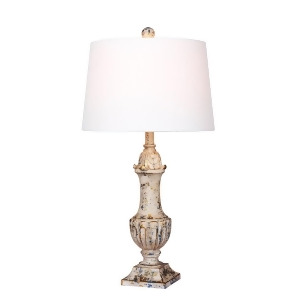 Fangio Lighting 29.5 Resin Table Lamp Antique Ivory W-6245ai - All