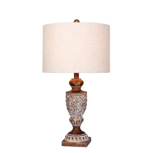 Fangio Lighting 26.5 Resin Table Lamp Antique Brown W-6248brn - All
