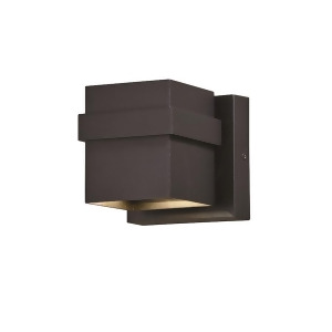 Vaxcel Lavage 5' Led Outdoor Wall Light Textured Black T0396 - All