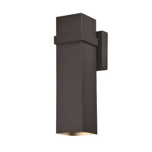 Vaxcel Lavage 14' Led Outdoor Wall Light Textured Black T0398 - All
