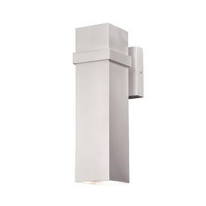 Vaxcel Lavage 14' Led Outdoor Wall Light Painted Satin Nickel T0401 - All