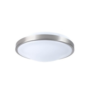 Elitco Lighting Ripple Led Ceiling Fixture 120V 25W 1 Pack Br Nickel Cf3304 - All