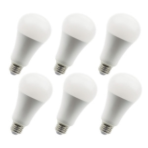 Elitco Lighting Vertis A21 Led Light Bulb 120V 17W 6 Pack Wh A21led201-6pk - All