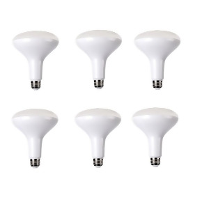 Elitco 201 Dai Br40 Led Light Bulb 120V 15W 6 Pack White Br40led201-6pk - All