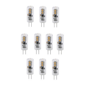 Elitco Lighting Jlyn G4 Led Light Bulb 12V 2W 10 Pack Clear G4-2-30-10pk - All