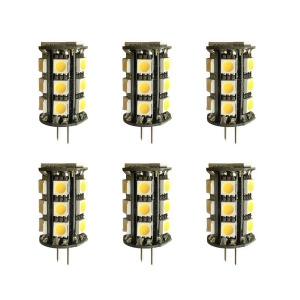 Elitco Jlyn G4 Outdoor Light Bulb 8-18V Ac 2.5W 6 Pack Black G4led505-6pk - All